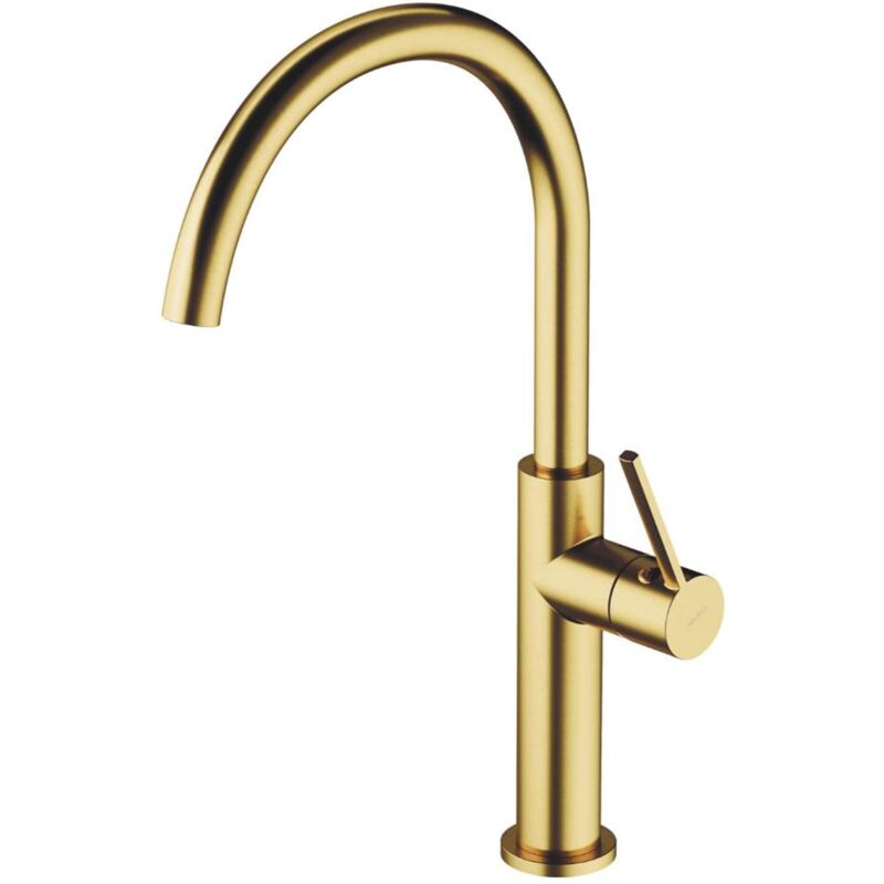foto del prodotto tula miscelatore per lavello, ottone spazzolato tl6050bsb omnires