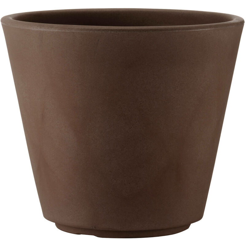 foto del prodotto tulli vaso 33x28cm in resina ribeira essential 35 bronzo