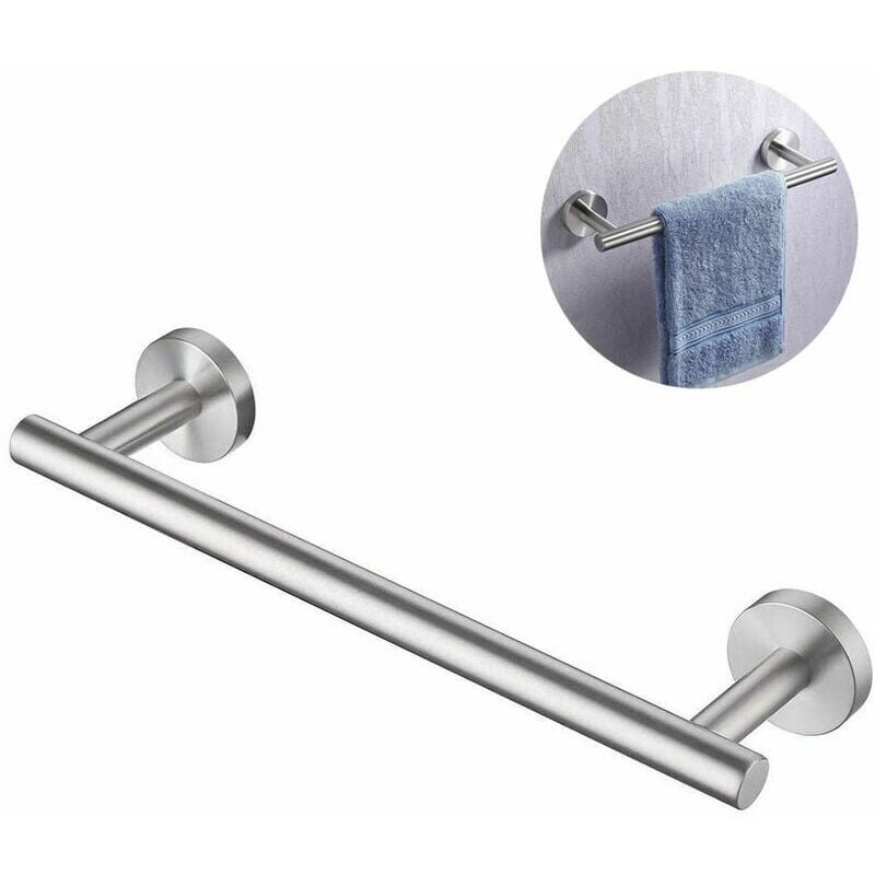 foto del prodotto tumalagia portasciugamani portasciugamani da bagno portasciugamani da cucina porta strofinacci foratura acciaio inox 304 spazzolato montaggio a