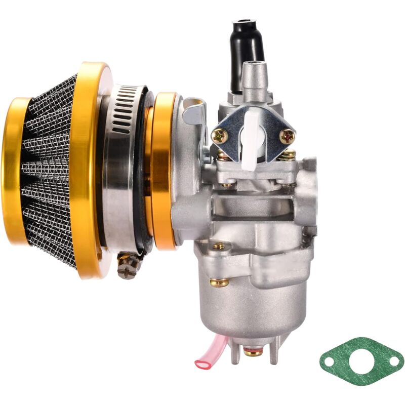 foto del prodotto tuning carburatore con filtro dell aria di ricambio per carburatore a 2 tempi 47cc 49cc go kart scooter ciclomotore di ricambio per mini quad atv