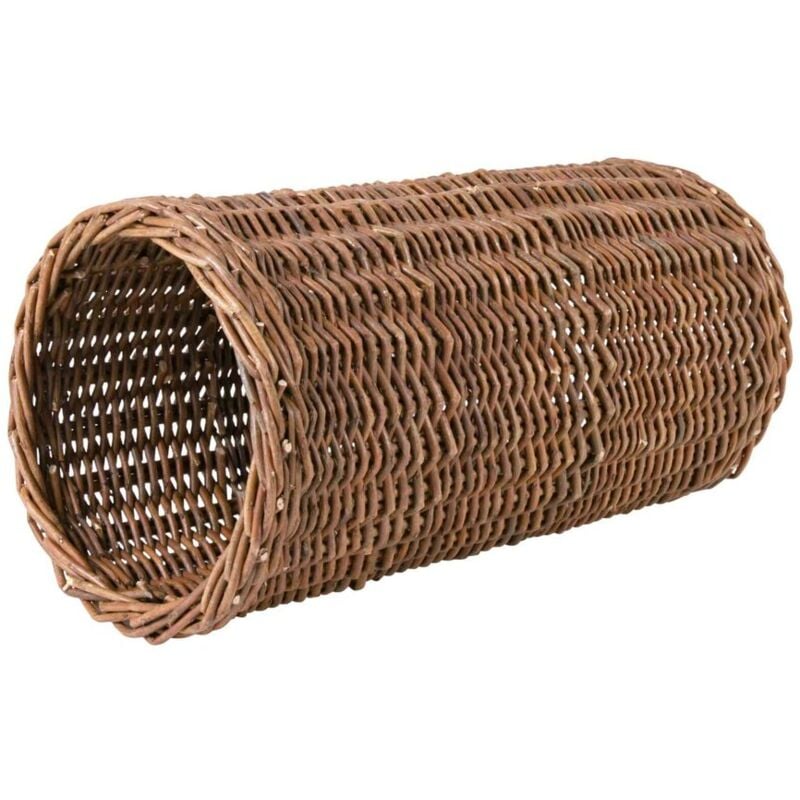 foto del prodotto tunnel in vimini diametro 20x38cm per conigli e roditori