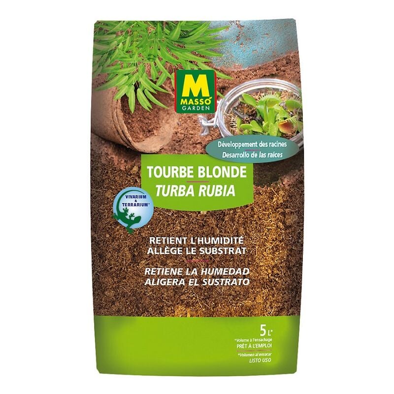 foto del prodotto turba rubia 5l masso garden