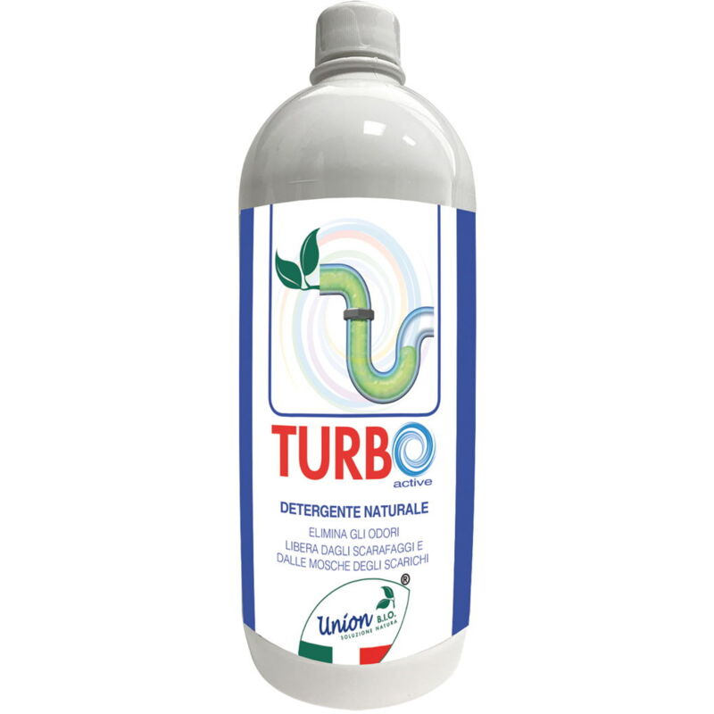 foto del prodotto turbo active detergente naturale per tubature e scarichi fognari 1000 ml