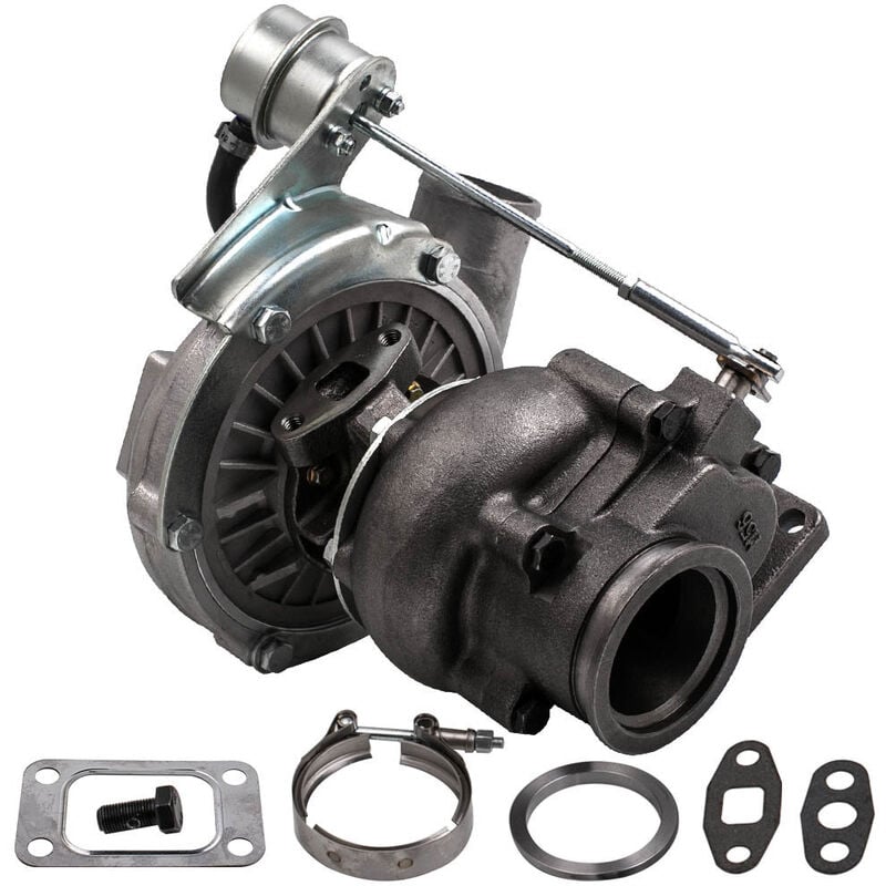 foto del prodotto turbolader f r audi vw 1.8t vr6 t3 t4 t3t4 .63 ar v band universal turbo chrat04e t3 t4 .63a r turbo turbocharger compressor 420 hp internal