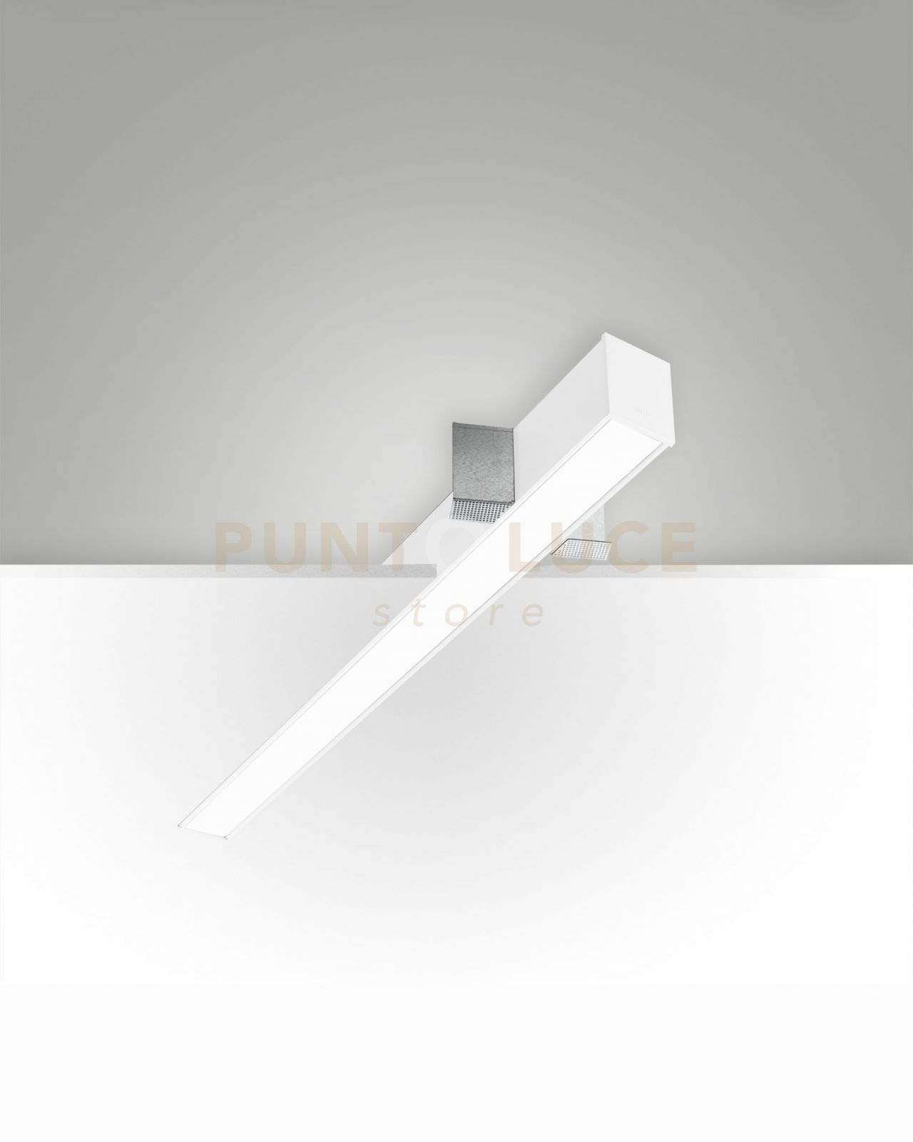foto del prodotto turner incasso a raso bianco 29w 4000k 3570lm opale ip40 100cm