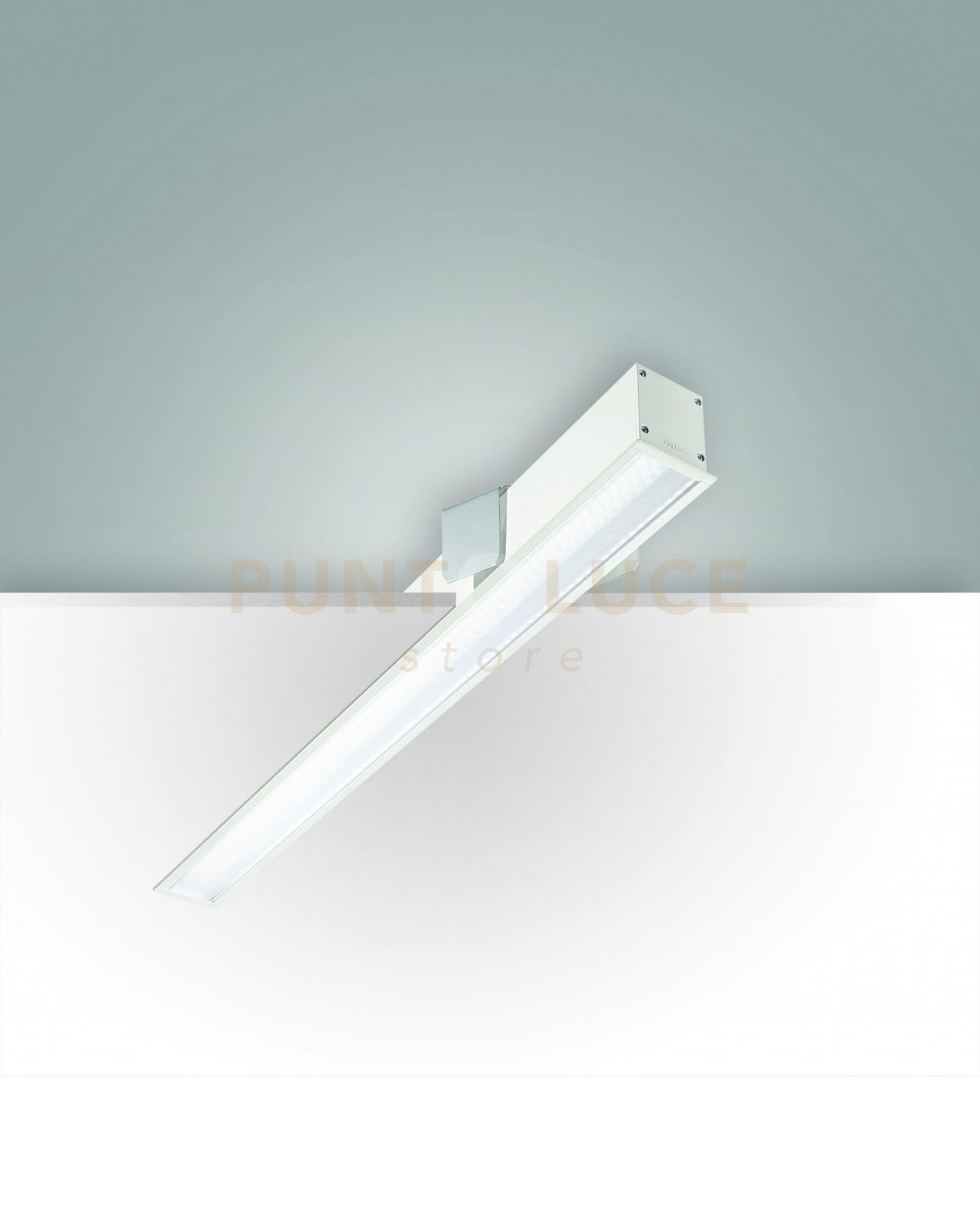 foto del prodotto turner incasso bianco 29w 4000k 3570lm prismatic ip40 100cm