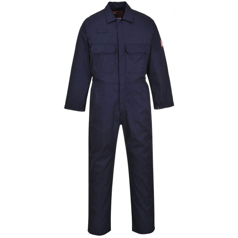 foto del prodotto tuta blue da lavoro ignifuga bizweld blue 2xl