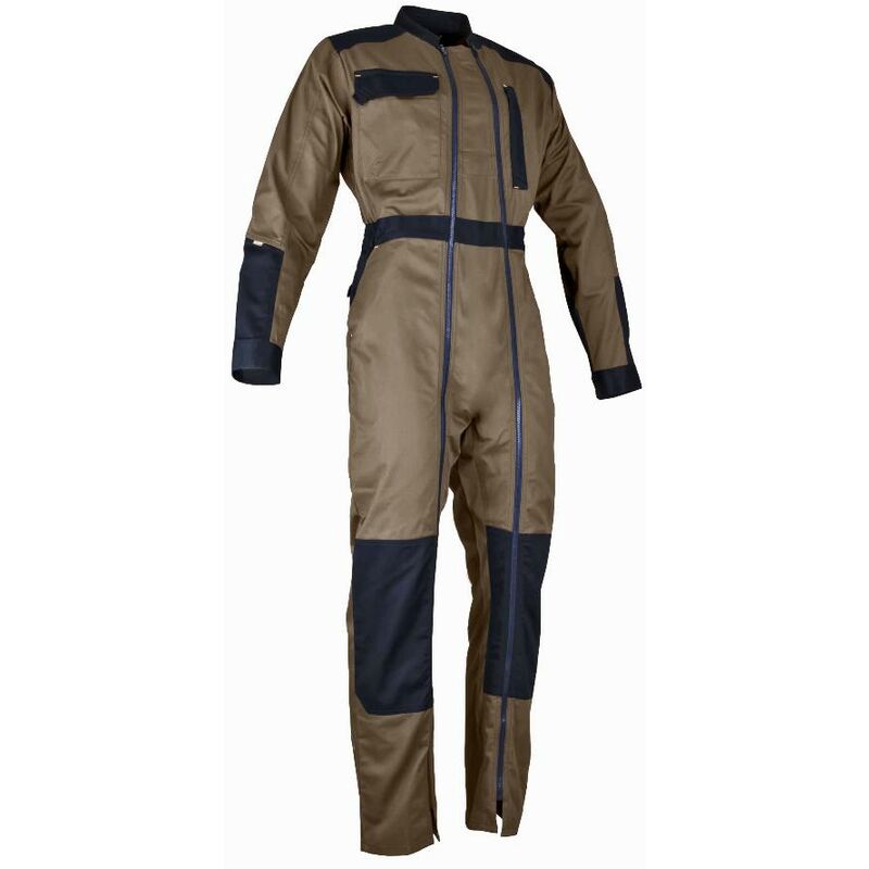foto del prodotto tuta con doppia zip chaudron lma ch taigne gris sombre t5 t.xl 4111 t.xl
