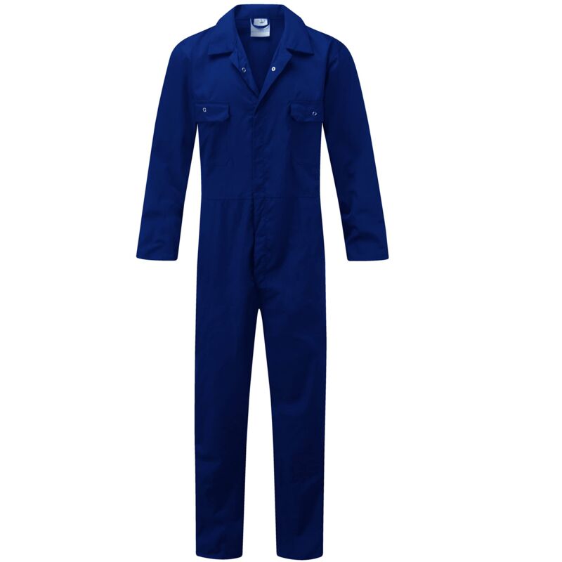 foto del prodotto tuta da lavoro grande royal blue tuta 210 g m tasche borchiate tuta da lavoro con evole tuta da uomo resistente tuta da lavoro per