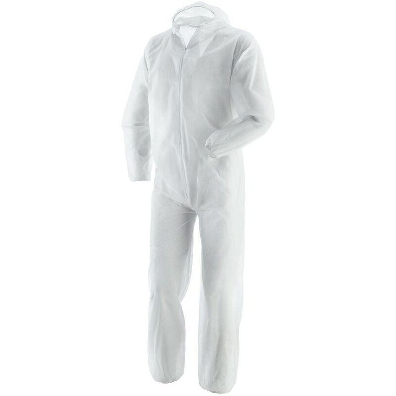 foto del prodotto tuta da lavoro monouso col.bianco tg.xl 40gr. pz 1,0