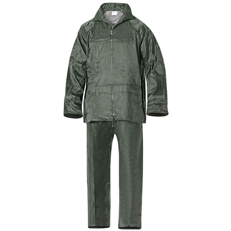 foto del prodotto tuta impermeabile in nylon verde taglia 6-m