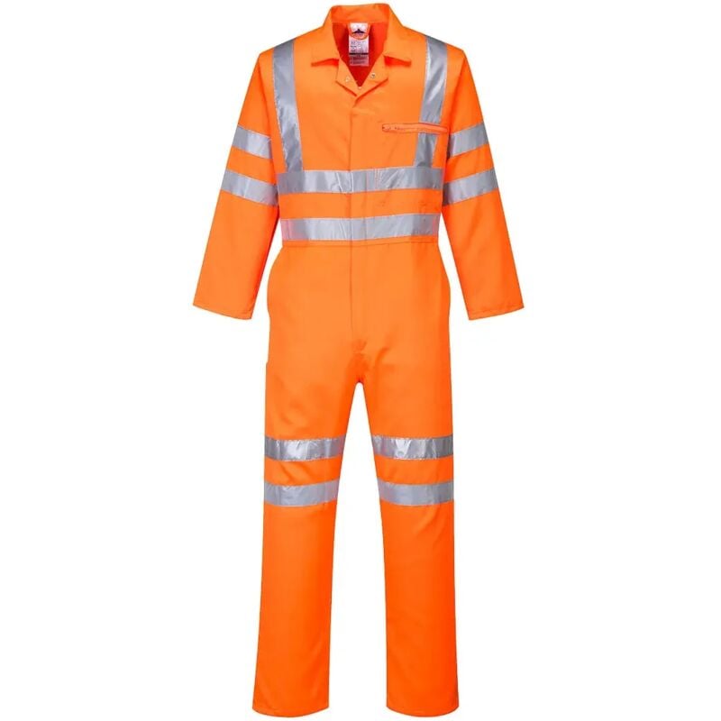 foto del prodotto tuta intera poli cotton go rt ad alta visibilita arancio xl