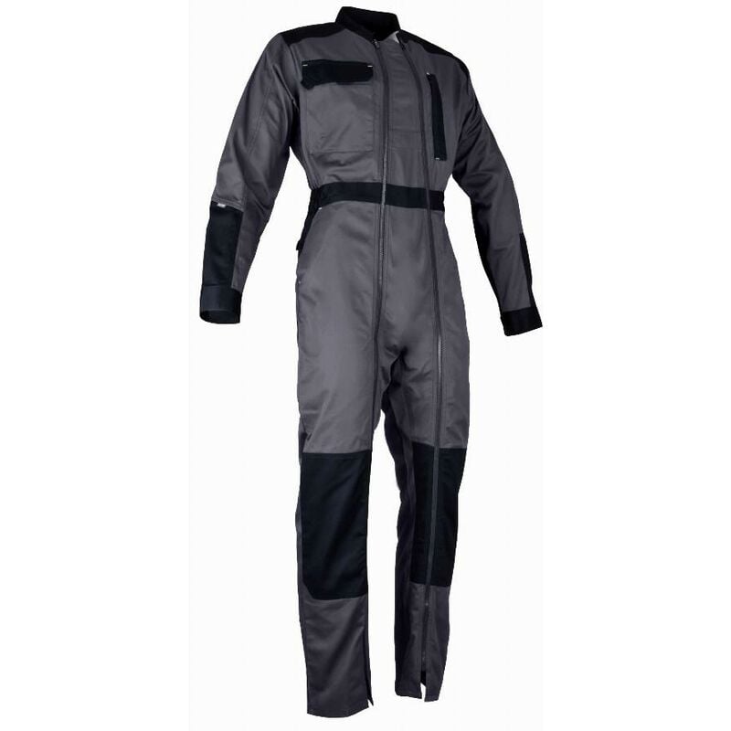 foto del prodotto tuta lma chlorine con doppia zip grigio scuro nero t2 t.s 4112 t.s