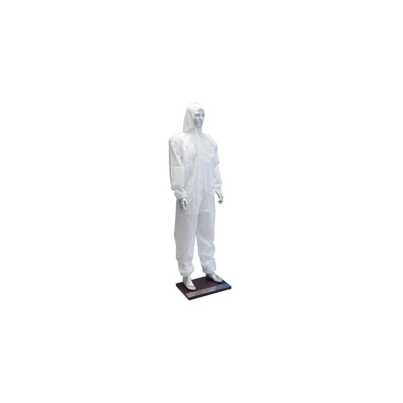 foto del prodotto tuta monouso hand tnt bianco l