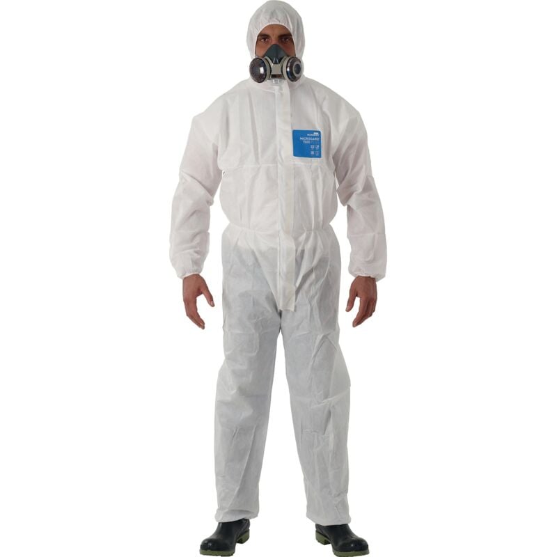 foto del prodotto tuta protettiva alphatec 1500 plus taglia m bianco psa iii ansell