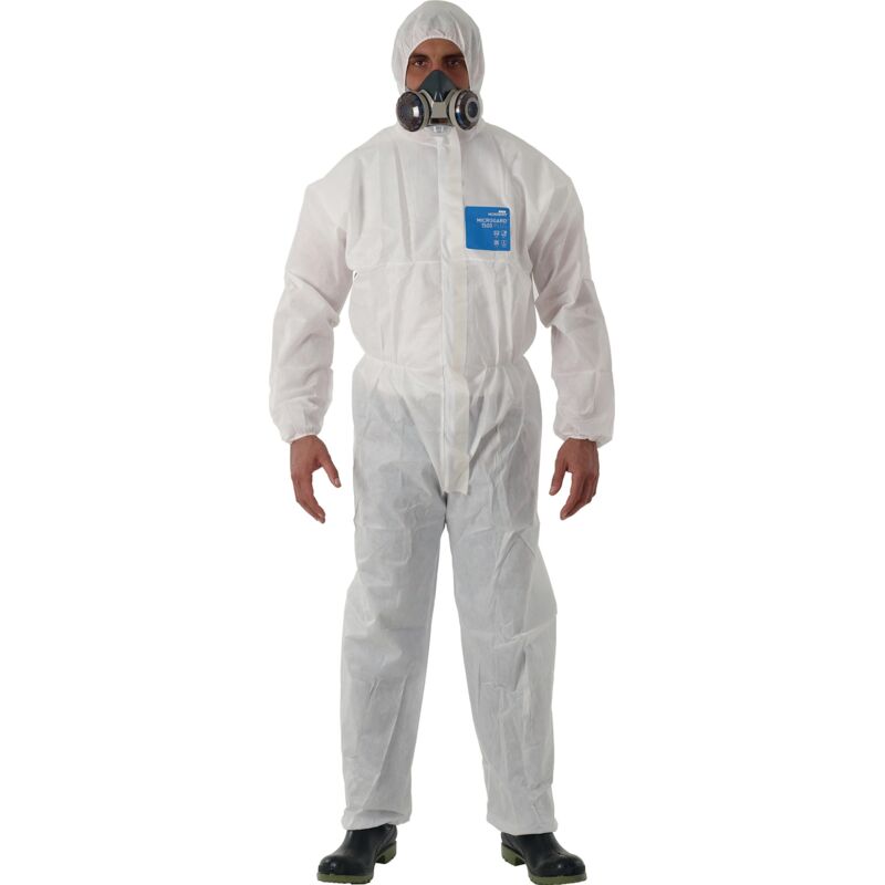 foto del prodotto tuta protettiva alphatec 1500 plus taglia xl bianco psa iii ansell