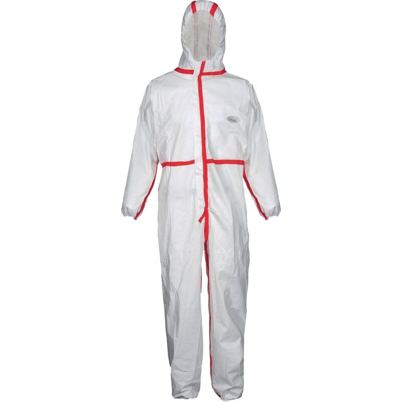 foto del prodotto tuta protettiva coverstar plus gr. xl bianco rosso psa iii