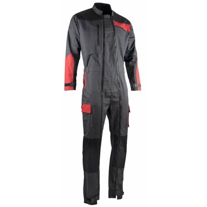 foto del prodotto tuta sesamo grigio scuro nero rosso s.2 4130 lma