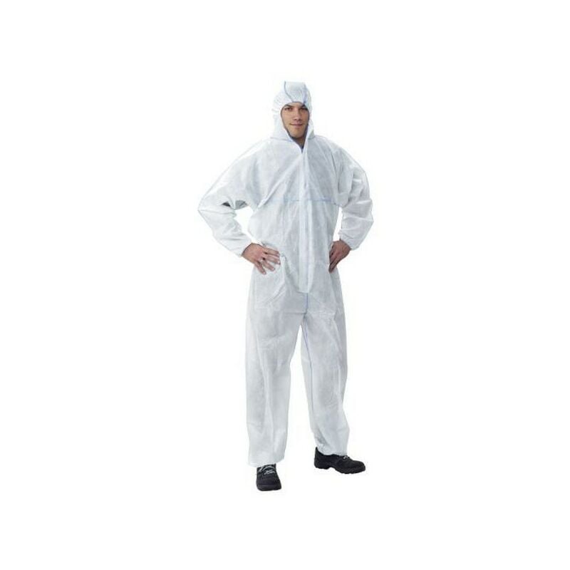 foto del prodotto tute monouso, materiale smms, formato l