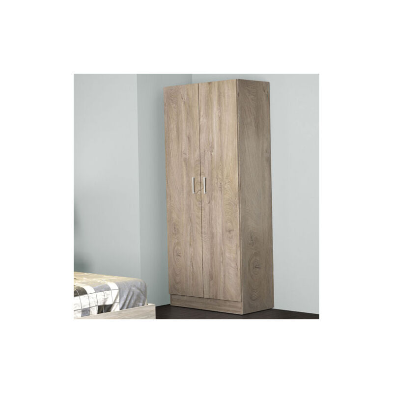foto del prodotto tuttacasa armadio guardaroba camera da letto due ante in legno