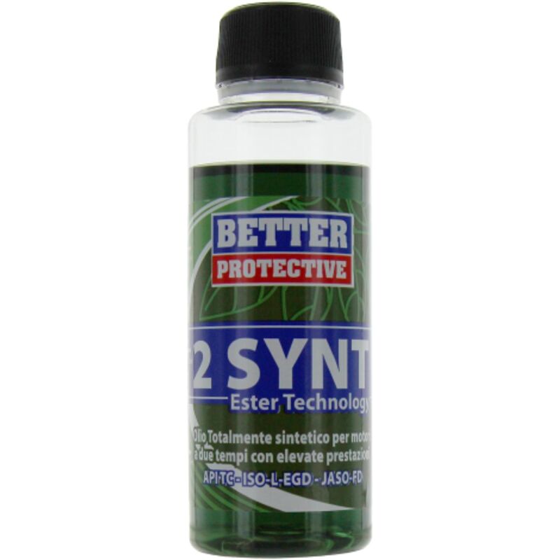 foto del prodotto tuttacasa better olio 2 tempi per miscela 100 sintetico bassa fumosita massima protezione confezione da 100 ml