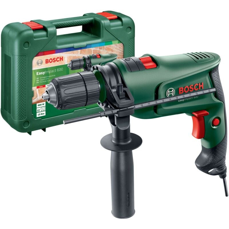 foto del prodotto tuttacasa bosch v trapano 600w mm.13 easy impact 600 kit