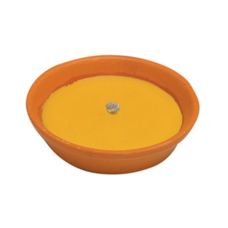foto del prodotto tuttacasa citronella in coccio antivento cm.11. prezzo per 1 pezzo.