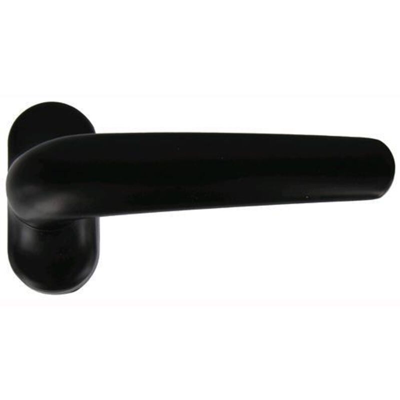 foto del prodotto tuttacasa coppia maniglia per infissi in alluminio 32x69x132 mm nera quadro 8 mm accessori ricambi infisso