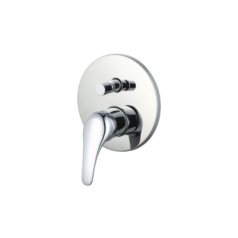 foto del prodotto tuttacasa miscelatore doccia a incasso con deviatore rubinetto monocomando luna ty b007 bath