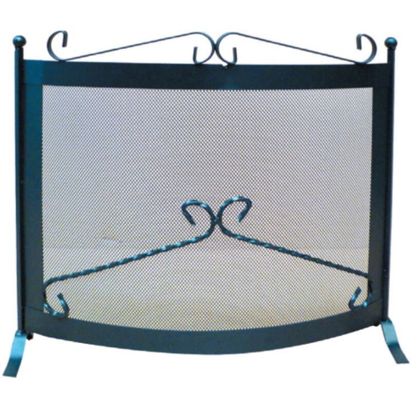 foto del prodotto tuttacasa parascintille deco in acciaio verniciato cm 60x52h per camino caminetto stufa stufe