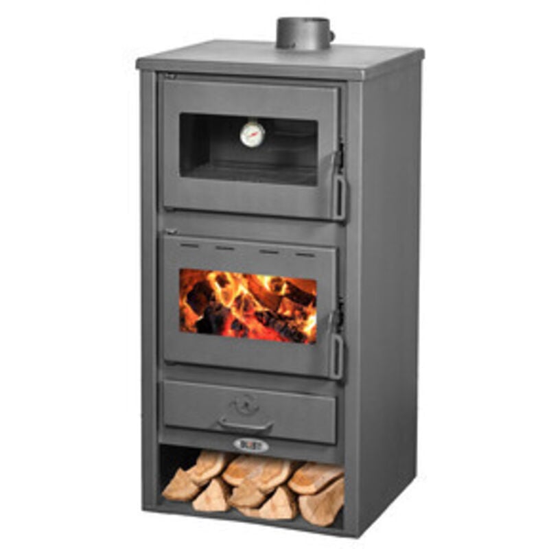 foto del prodotto tuttacasa stufa a legna con forno mod. blist br 12,0 kw 140 mc salone