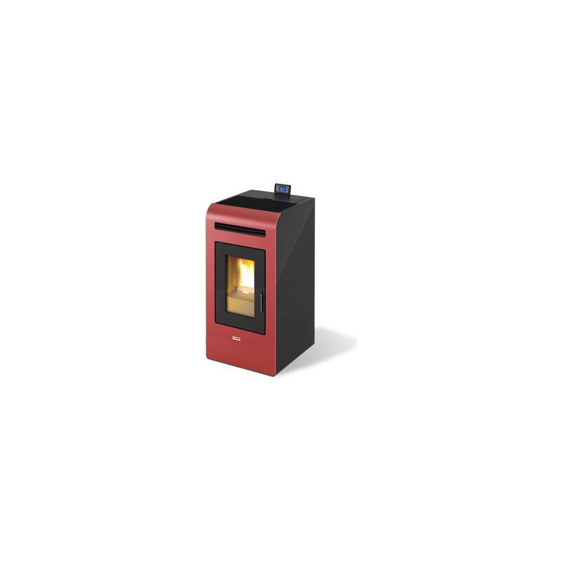 foto del prodotto tuttacasa stufa a pellet king modello 16 kw 15,5 colore bianco o bordeaux