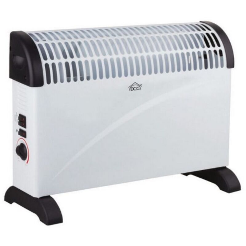 foto del prodotto tuttacasa termoconvettore lcv06 termoventilatore 2000w turbo con termostato ambiente e spegnimento automatico in caso di surriscaldamento