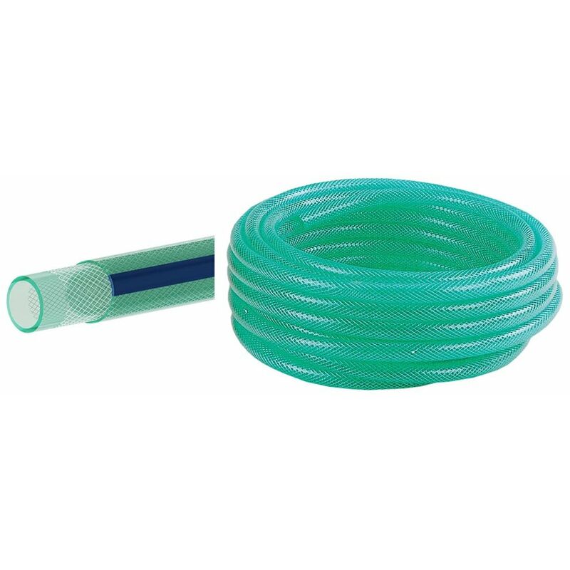 foto del prodotto tuttacasa - tubo retinato da irrigo/giardino in pvc antigelo da mm.19x25 rotolo da mt 50
