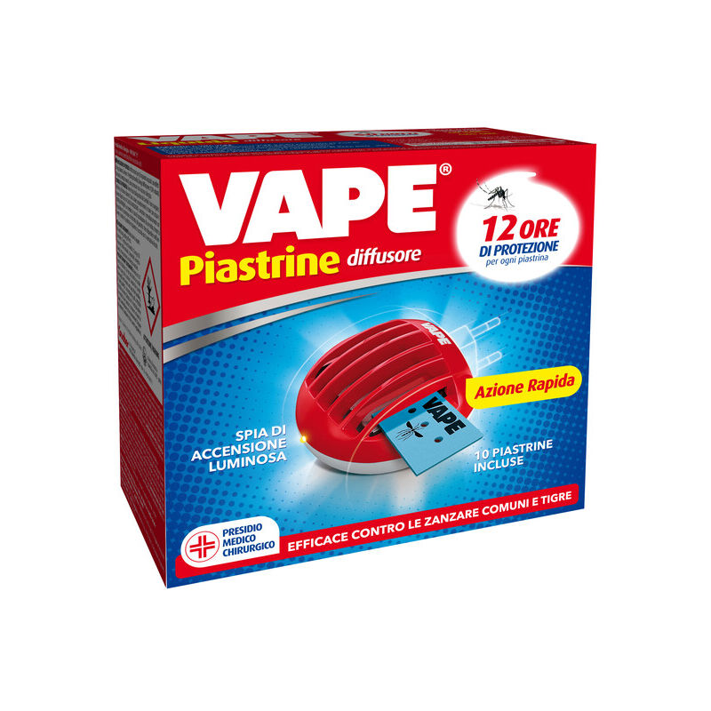 foto del prodotto tuttacasa vape elettroemanatore 10 piastrine. prezzo per 1 pezzo.