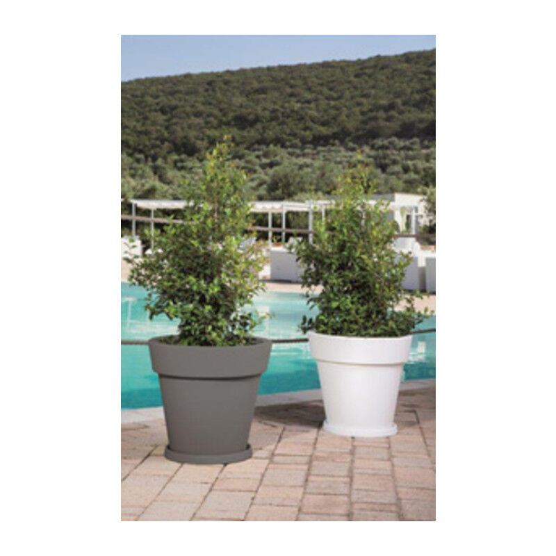foto del prodotto tuttacasa vaso gemma diam. 50x45h grigio