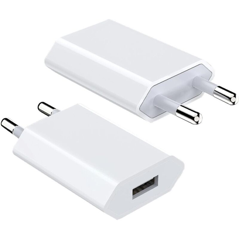 foto del prodotto tuya adattatore di alimentazione usb 5v 1a per presa di corrente bianco