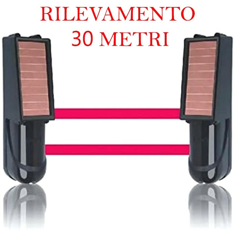 foto del prodotto tuya barriera perimetrale wireless a raggi infrarossi con pannello solare 3 rilevamento 30 m