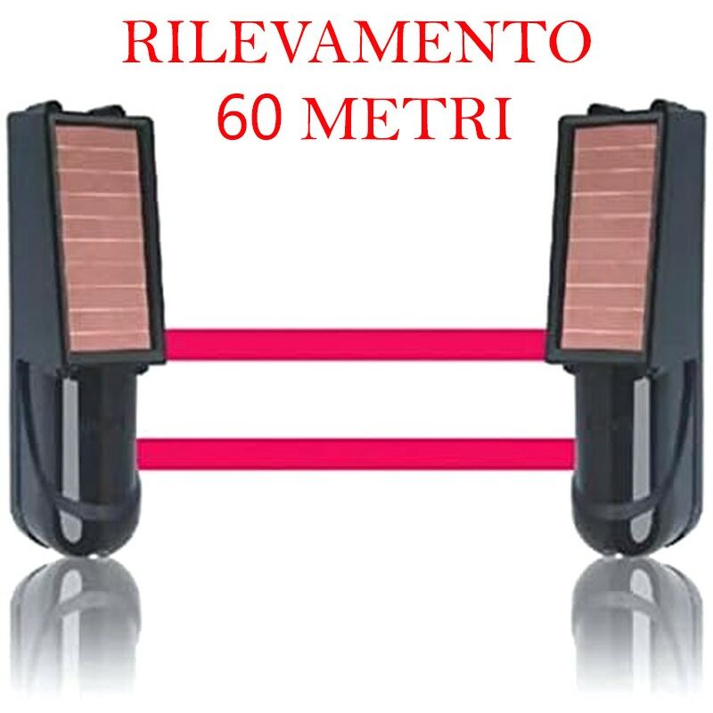foto del prodotto tuya barriera perimetrale wireless a raggi infrarossi con pannello solare 3 rilevamento 60 m