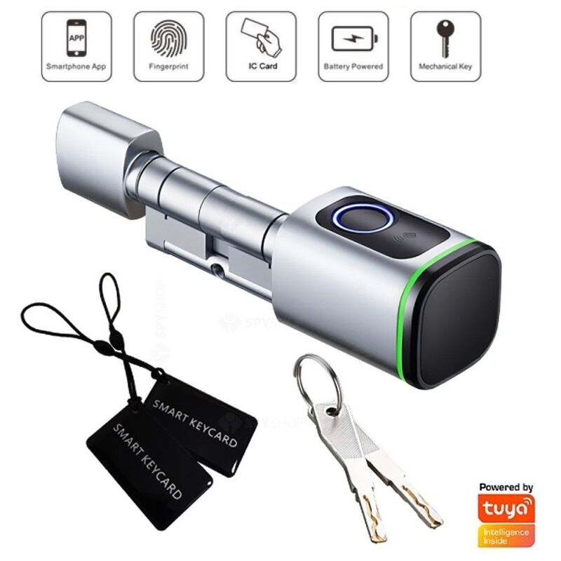 foto del prodotto tuya cilindro elettronico premium smart bluetooth impronta digitale
