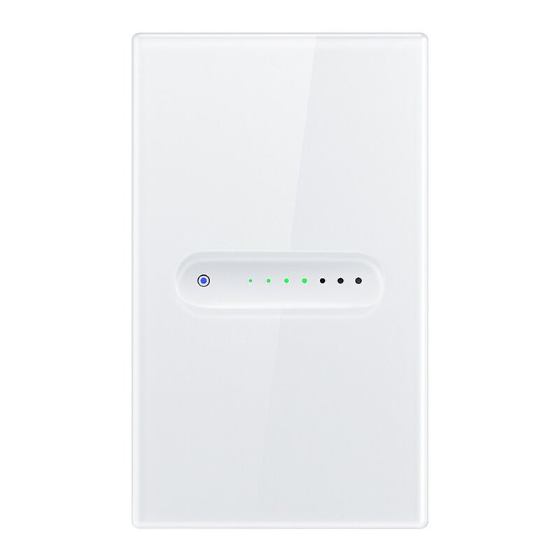 foto del prodotto tuya interruttore dimmerabile bianco per luci smart wifi dimensione 1 pulsante