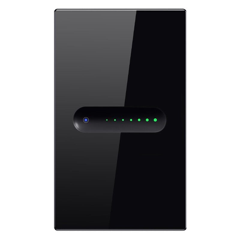 foto del prodotto tuya - interruttore dimmerabile nero per luci smart wifi dimensione 1 pulsante