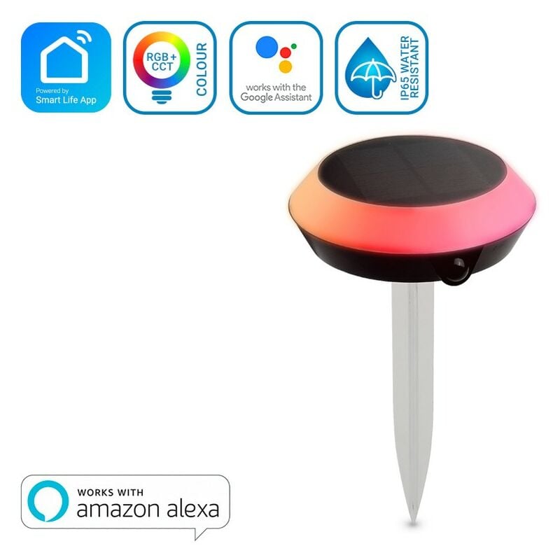 foto del prodotto tuya lampada da giardino smart ad energia solare