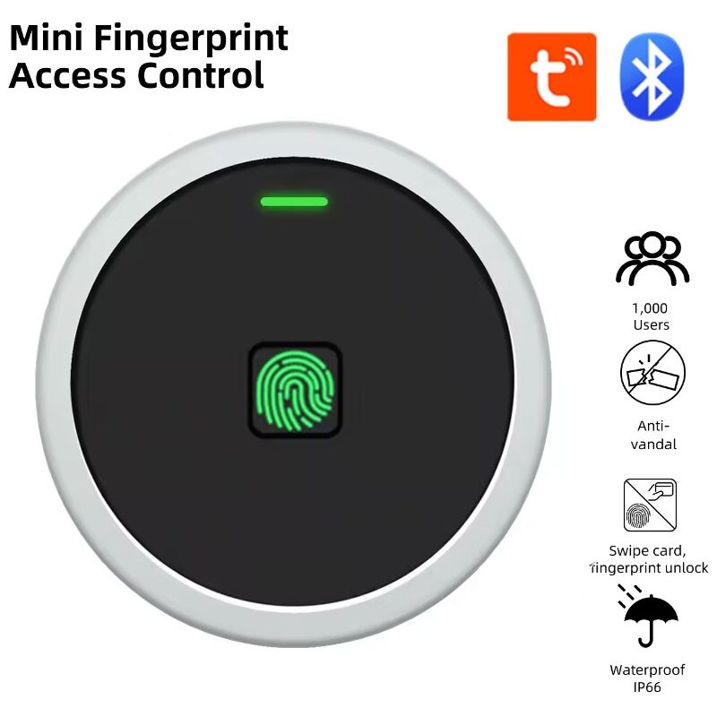 foto del prodotto tuya mini controller per accessi con impronta digitale smart bluetooth