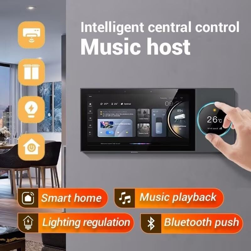 foto del prodotto tuya pannello di controllo smart home musicale con schermo full touch 6 pollici