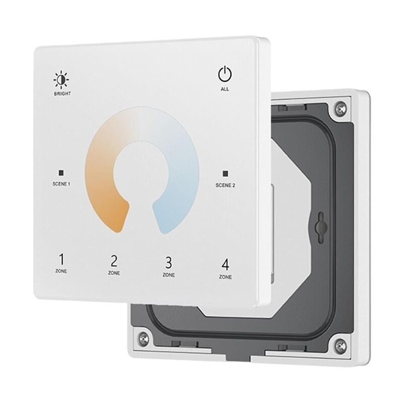foto del prodotto tuya pannello di controllo touch a 4 zone per controller led cct