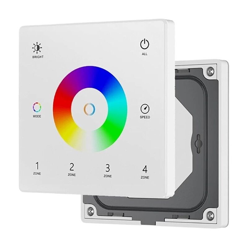 foto del prodotto tuya pannello di controllo touch a 4 zone per controller led rgbcct