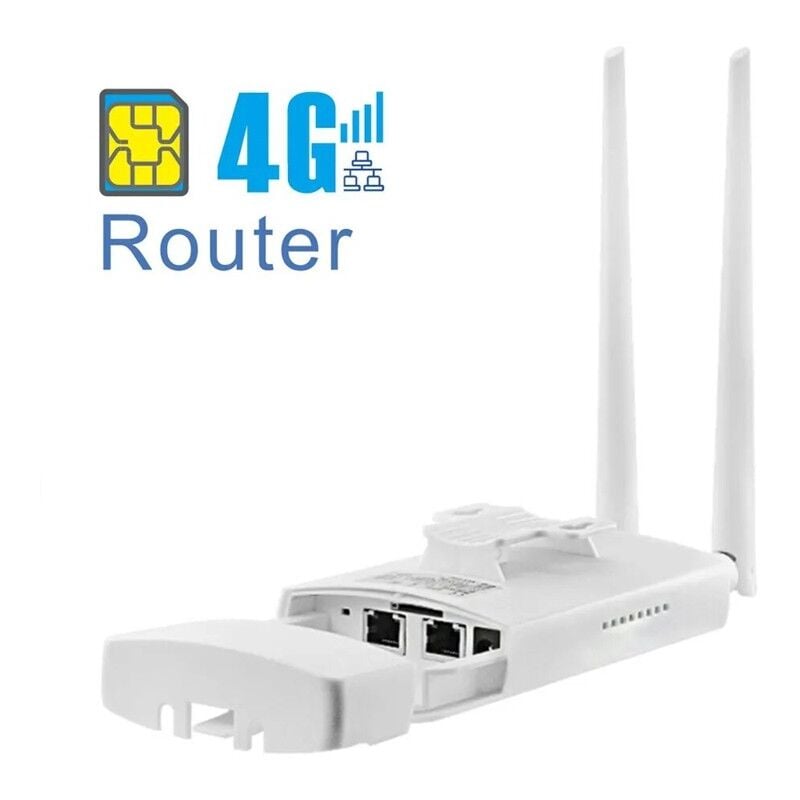 foto del prodotto tuya router con sim 4g lte e 2 porte lan ad uso esterno ip66