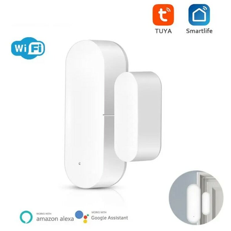 foto del prodotto tuya sensore porta smart wifi 2in1 con rilevamento della luce