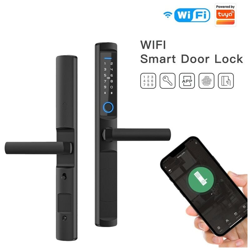 foto del prodotto tuya serratura biometrica smart wifi impermeabile da esterno